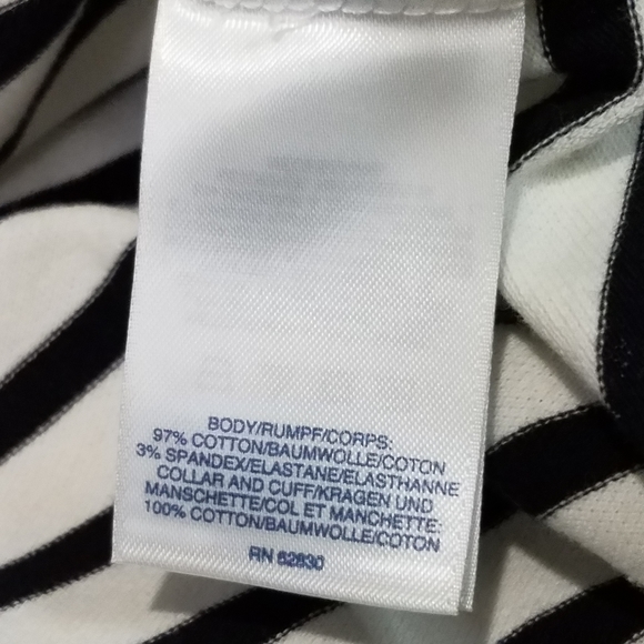 Lands End Striped Polo Shirt Size S - Picture 4 of 5
